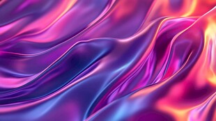 绚丽幻彩流动绸缎纹理