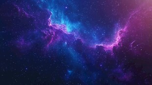 梦幻绚丽的宇宙星云景观