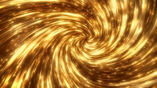金色炫光旋涡背景特效