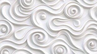 白色立体螺旋纹理背景