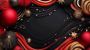 节日庆典风装饰背景图