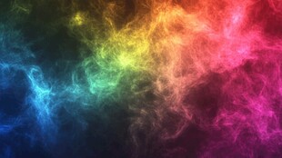 五彩绚烂烟雾背景图