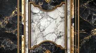 黑金大理石奢华装饰背景