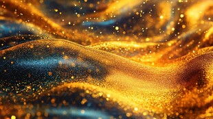 金色流光溢彩动感背景图