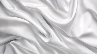 白色丝绸织物纹理特写