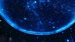 梦幻蓝色星空穹顶景观