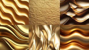 金色质感纹理素材集合