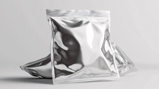 银色铝箔袋 简约质感展示