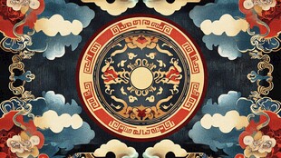 中式传统祥瑞图案纹样