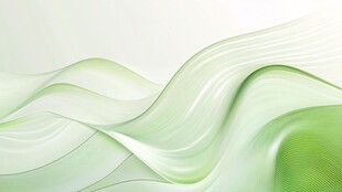 淡绿波浪纹理背景图