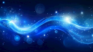 梦幻蓝色光效动感背景图