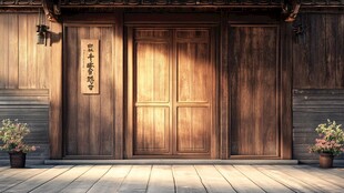 古朴中式木门 尽显典雅韵味