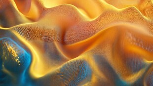 梦幻流光溢彩织物纹理