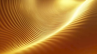 金色波纹动感抽象背景图