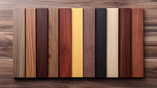 多样木纹板材展示