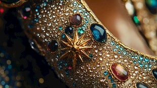 璀璨宝石装饰的奢华美鞋