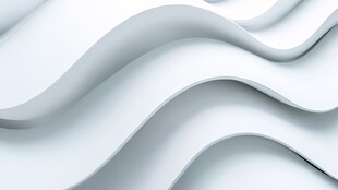 白色波浪抽象背景图案