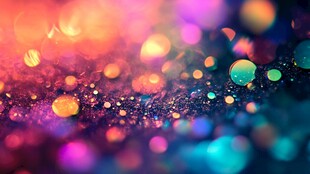 梦幻炫彩光斑背景图