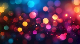 梦幻炫彩光斑背景图