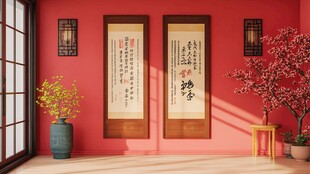 中式雅致书房装饰景致