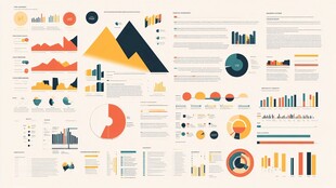 多样商务图表设计素材