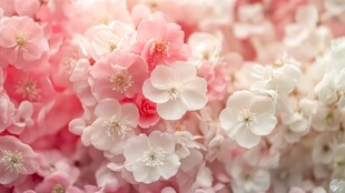 粉嫩繁花 春日烂漫景致