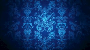 深蓝奢华花纹背景图
