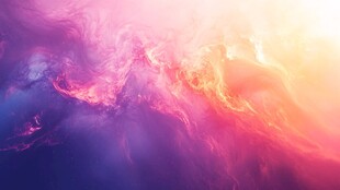 梦幻绚丽色彩烟雾背景图