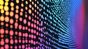 炫彩点状光影背景图案