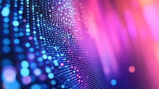 梦幻科技感粒子光影背景