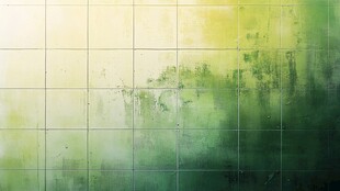 渐变绿网格背景纹理图