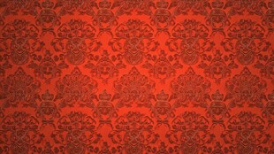 红色复古花纹背景图案