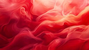 红色梦幻流动纹理背景