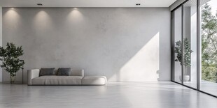 简约现代风客厅明亮空间