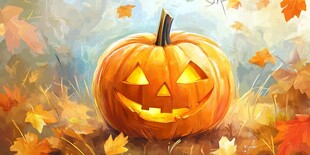 秋日南瓜灯 洋溢节日氛围