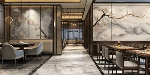 中式雅致餐厅室内空间设计