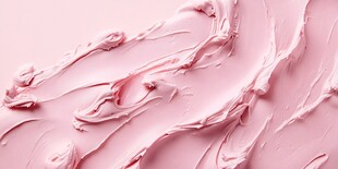 柔滑粉色膏体纹理特写