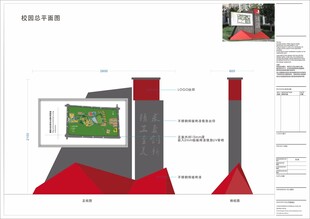 总平面图 导览图