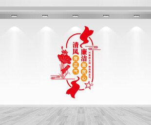 竖版廉政文化墙