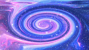 梦幻绚丽的宇宙星空漩涡