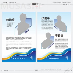 教师简介展板