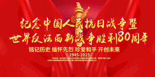 抗战胜利80周年海报