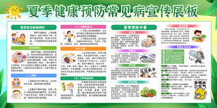 夏季健康教育宣传栏