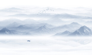 水墨山水画