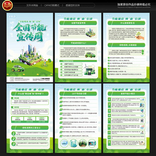 全国节能宣传周宣传展板