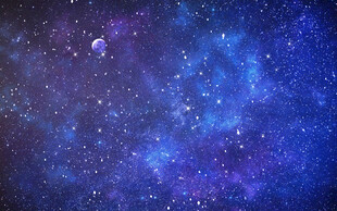蓝色星空宇宙星空图
