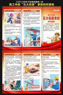 五大伤害事故三折页