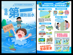 世界防溺水日海报