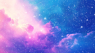 唯美星空星云