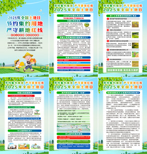 2025年全国土地日海报
